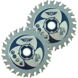 2pcs 76mm 24T Wood Cutting Saw Blade - CS7624T_2