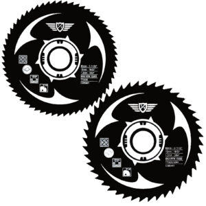 2pcs 85mm 44T  and 60T HSS Saw Blades - CSK8544T_60T