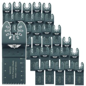 30pcs 35mm Quick Change Coarse Tooth Blades - FA35JX30