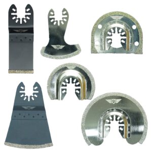 6pcs Quick Change Diamond Grout Mixed Blades - FAKD6