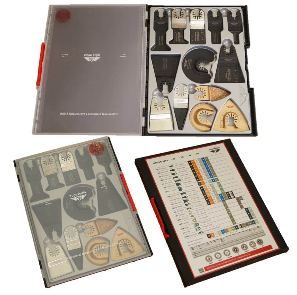 18pcs Quick Change Mixed Blades Box Set - SW_FAK18 | TopsTools