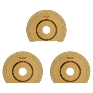 3pcs 65mm Carbide 13mm HEX Fitting Grout Blades - RV65C_3
